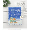 Mama Elephant JOY TO THE WORLD Clear Stamp