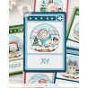 Mama Elephant WINTER GLOBES Clear Stamp