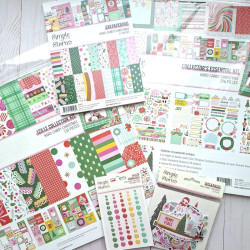 Simple Stories Hard Candy Christmas Collection Kit 30x30cm