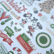 Simple Stories Say Cheese Classic Mouse Christmas Cardstock Stickers 30x30cm
