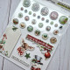 Simple Stories Simple Vintage Believe Decorative Brads 33pz