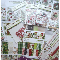 Simple Stories Simple Vintage Believe Floral Bits & Pieces 43pz