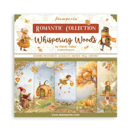 Stamperia Whispering Woods Paper Pack 20x20cm