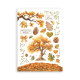 Stamperia Whispering Woods A5 Washi Pad 8pz