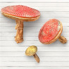 Stamperia Whispering Woods Silicon Mould A5 Mushrooms 3D