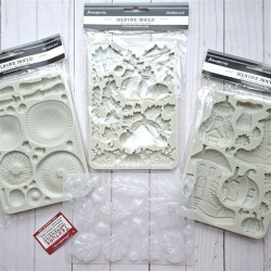 Stamperia Whispering Woods Silicon Mould A5 Pumpkins
