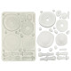 Stamperia Whispering Woods Silicon Mould A5 Mushrooms 3D