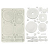 Stamperia Whispering Woods Silicon Mould A5 Mushrooms 3D
