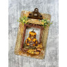Stamperia Whispering Woods Silicon Mould A5 Boots and Pumpikin House