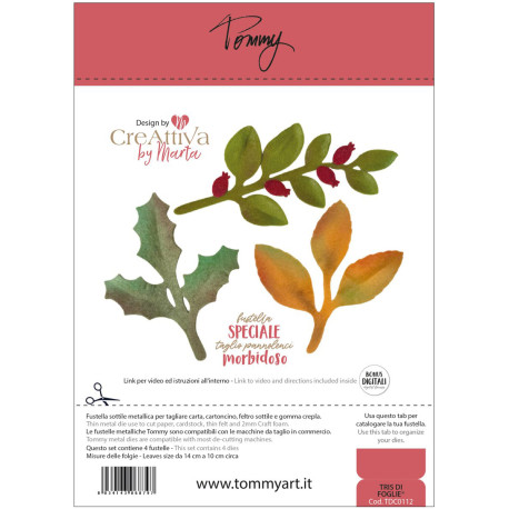Tommy Fustella Tris di Foglie - design by Creattiva by Marta