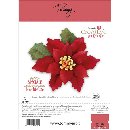 Tommy Fustella Stella di Natale - design by Creattiva by Marta