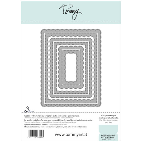 Tommy Fustella Doppia Cornice RETTANGOLARE