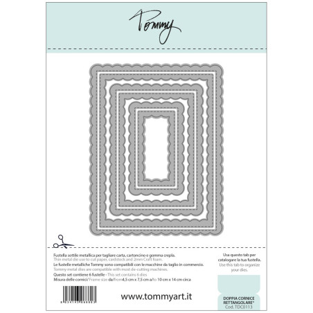 Tommy Fustella Doppia Cornice RETTANGOLARE