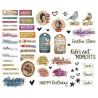 Spellbinders Beautifully Imperfect Die Cut Sentiments 110pz
