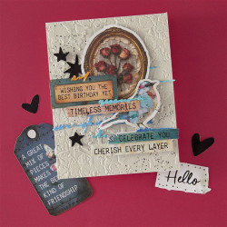 Spellbinders Beautifully Imperfect Die Cut Sentiments 110pz