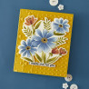 Spellbinders Thank You Bouquet 3D Folder and Stencil Bundle