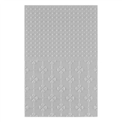 Spellbinders Polka Dot & Posy Duo 3D Embossing Folder