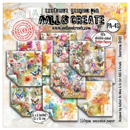 Aall & Create Garden Daydreams 15x15cm Design Paper Sunroom Drift