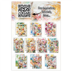 Aall & Create Garden Daydreams A5 Design Paper Colour Me Floral