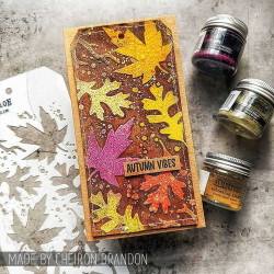 STAMPERS ANONYMOUS Tim Holtz Autumn Layering Stencil
