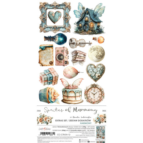Craft o' Clock Sprites Of Harmony Extras to Cut 2 15,75x30,5cm