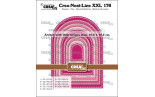 Crealies Crea-Nest-Lies XXL Dies No. 176 Arches with Little Stripes