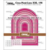 Crealies Crea-Nest-Lies XXL Dies No. 176 Arches with Little Stripes