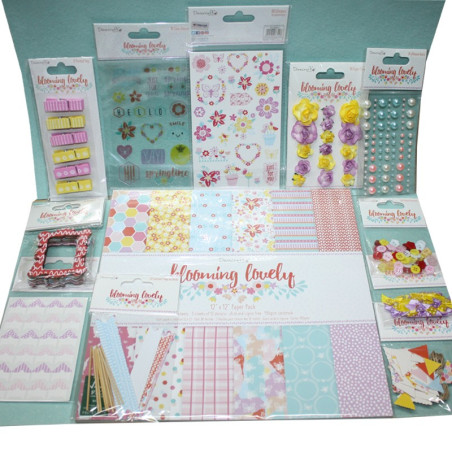 Kit Dovecraft Blooming Lovely 12 pezzi