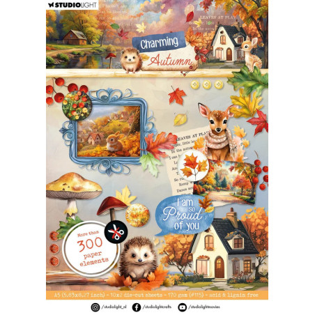 Studio Light Charming Autumn Die-cut Paper Elements