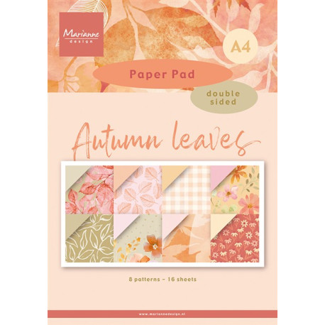 Marianne Design Autumn Leaves A4 Paper Pad