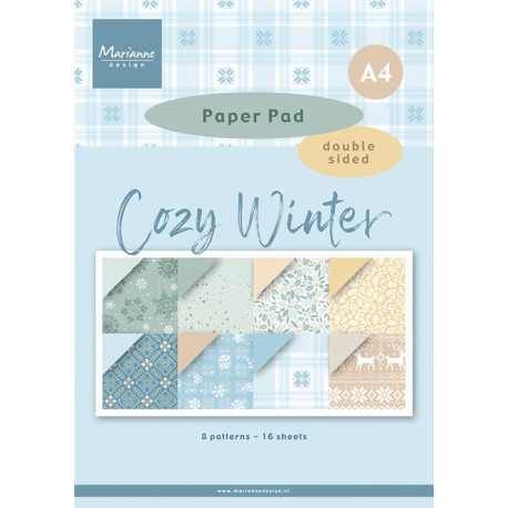 Marianne Design Cozy Winter A4 Paper Pad