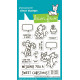 LAWN FAWN Sweet Christmas Mice Clear Stamps
