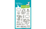LAWN FAWN Sweet Christmas Mice Clear Stamps