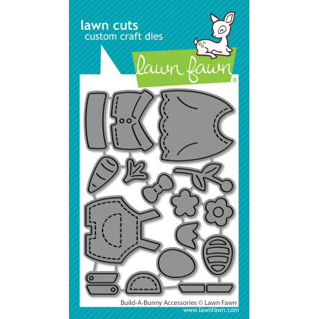 LAWN FAWN Build-A-Bunny Accessories Cuts