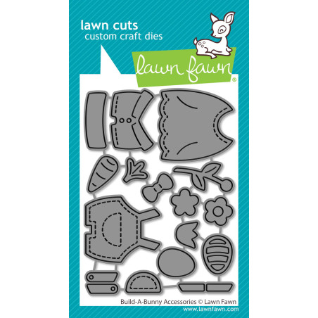 LAWN FAWN Build-A-Bunny Accessories Cuts