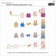 LAWN FAWN Build-A-Bunny Accessories Cuts