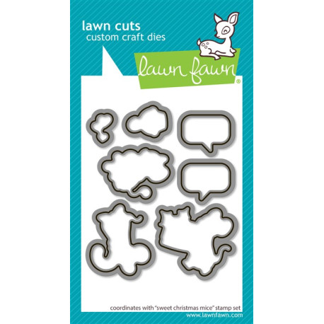 LAWN FAWN Sweet Christmas Mice Cuts