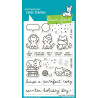 LAWN FAWN Cozy Cats Clear Stamps