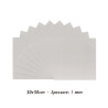 5 FOGLI Chipboard 1mm 30x30cm
