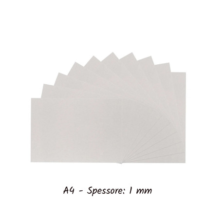 5 FOGLI Chipboard 1mm A4