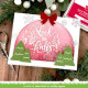 LAWN FAWN Big Messages: Christmas Clear Stamps