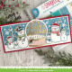 LAWN FAWN Big Messages: Christmas Clear Stamps