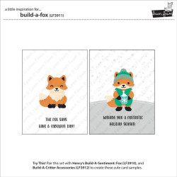 LAWN FAWN Build-A-Fox Cuts