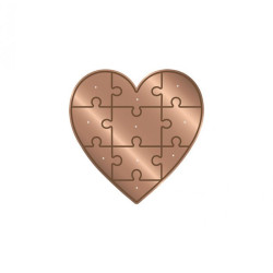 Gemini Heart Jigsaw Multi Media Dies