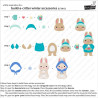 LAWN FAWN Build-a-Critter Winter Accessories Cuts