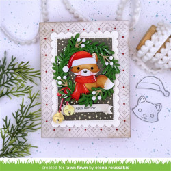 LAWN FAWN Build-a-Critter Christmas Accessories Cuts