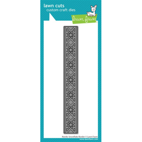 LAWN FAWN Nordic Snowflake Border Cuts