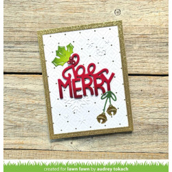 LAWN FAWN Giant Be Merry Cuts