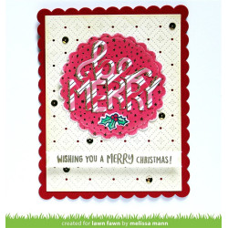 LAWN FAWN Giant Be Merry Cuts