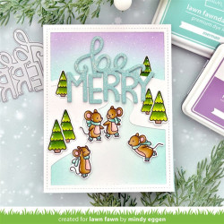 LAWN FAWN Giant Be Merry Cuts